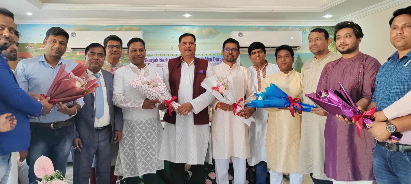 শারজাহ সার্বজনীন শারদীয় শ্রীশ্রী দুর্গাপূজার পূর্ণমিলনী অনুষ্ঠিত