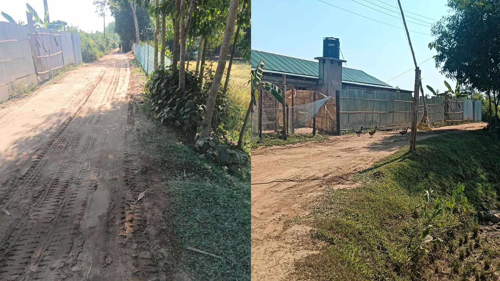 বালুভর্তি ট্রাকের রাজত্বে ধূলায় অতিষ্ঠ;কমলগঞ্জ গ্রামবাসী