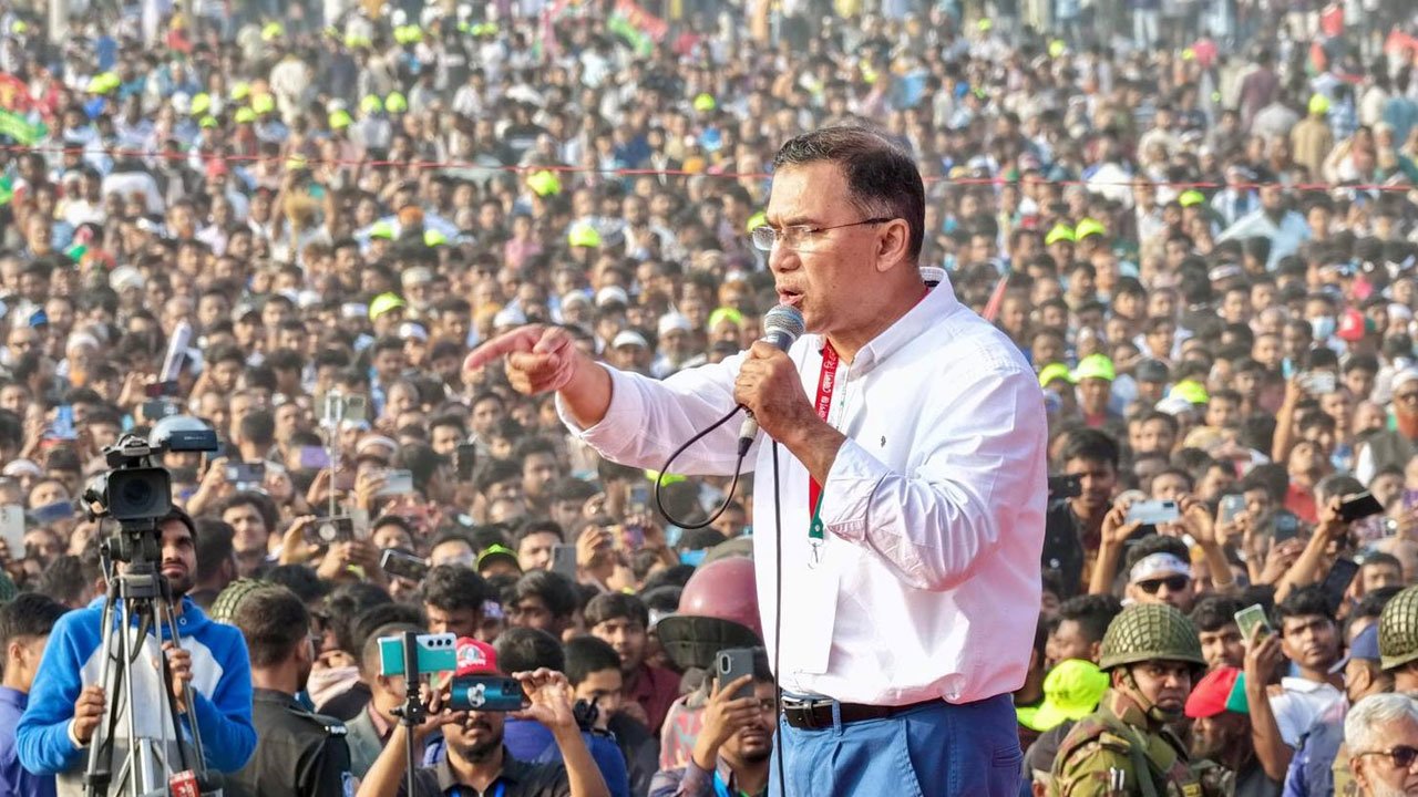 বিএনপি ছাড়া দেশকে সঠিকভাবে পরিচালনা করার অভিজ্ঞতা কোনো দলের নেই: তারেক রহমান